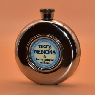 Kovová placatka - Tekutá medicína